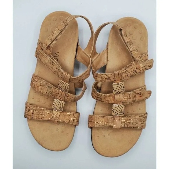 VIONIC Rest AMBER Tan Cork Sandal  Size 10  READ - Picture 11 of 13